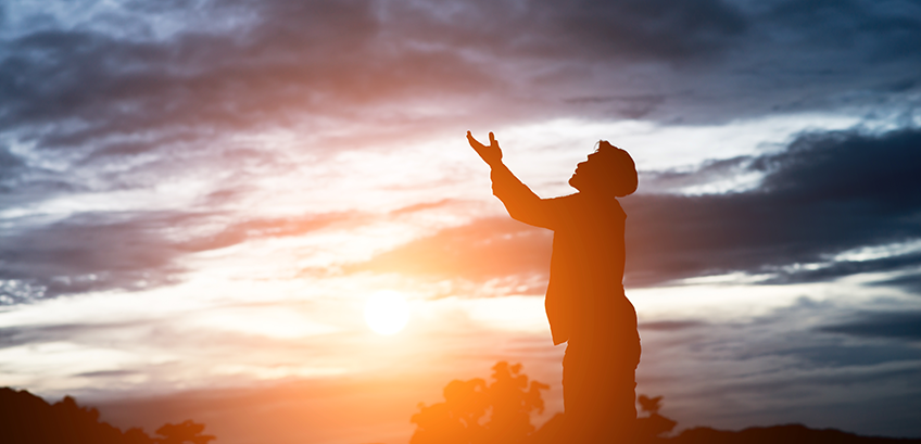 Man worshiping
